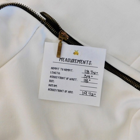 ZARA Basics White Shift Dress Zippered Neckline Solid Modern Chic Small - Picture 9 of 9